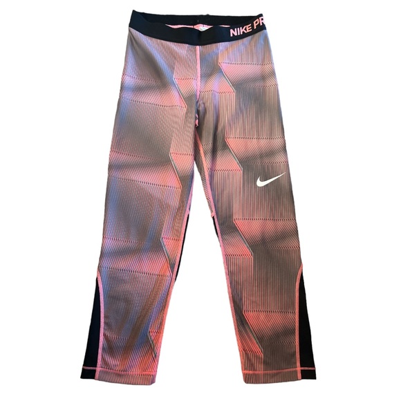 Nike Pro Sport Leggings, Pyramid Pink, Size M - Picture 2 of 3